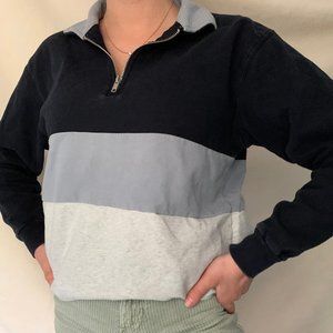 Brandy Melville Quarter Zip Crewneck